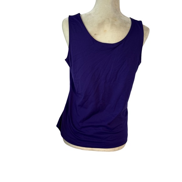 Chicos Tank Top Sleeveless Scoop Neck Top Women Size 2 - Picture 2 of 3